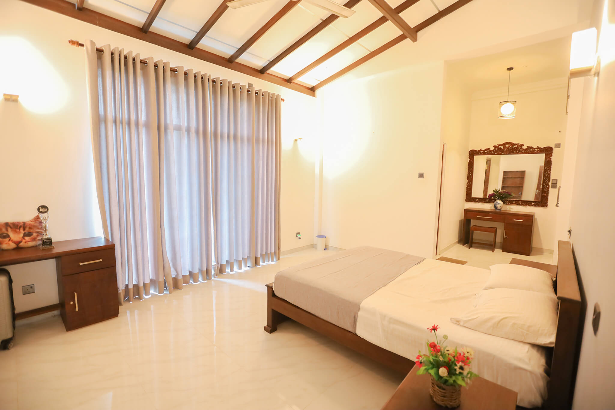 Home 2 SithRu villa in Matara Sri Lanka bedroom 1